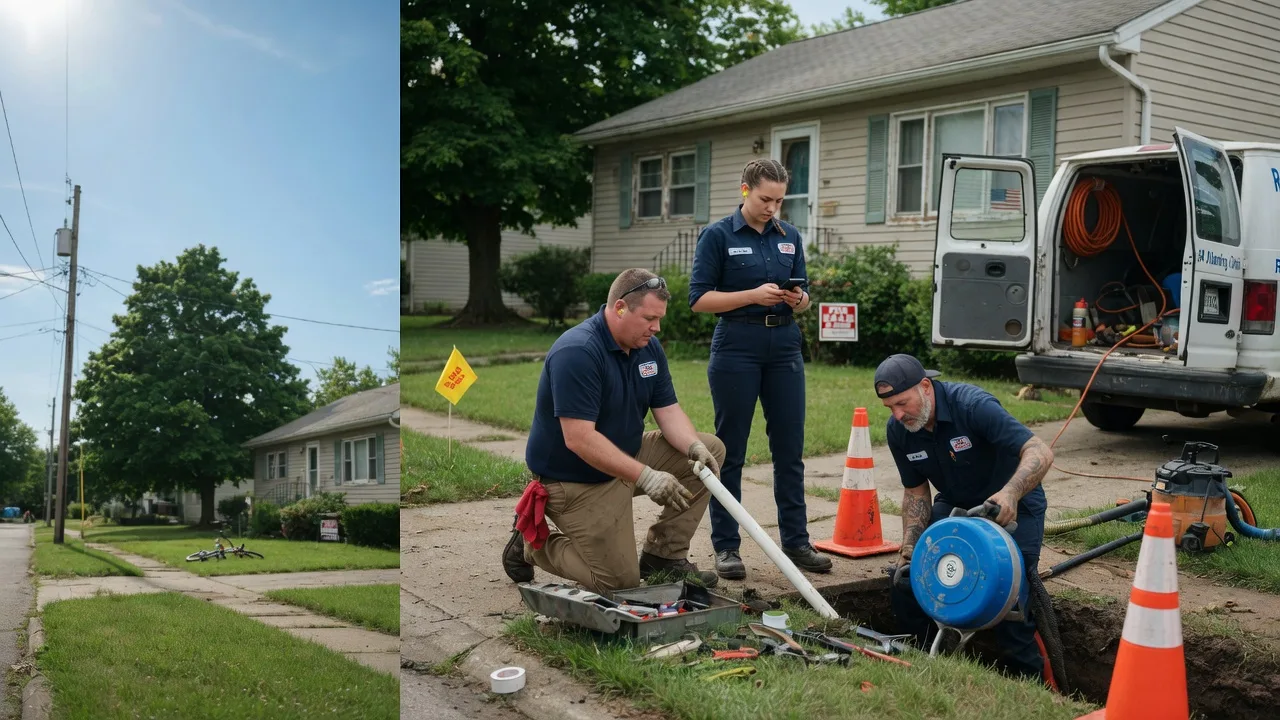 Sewer Line Repair in Brockton, PA near me